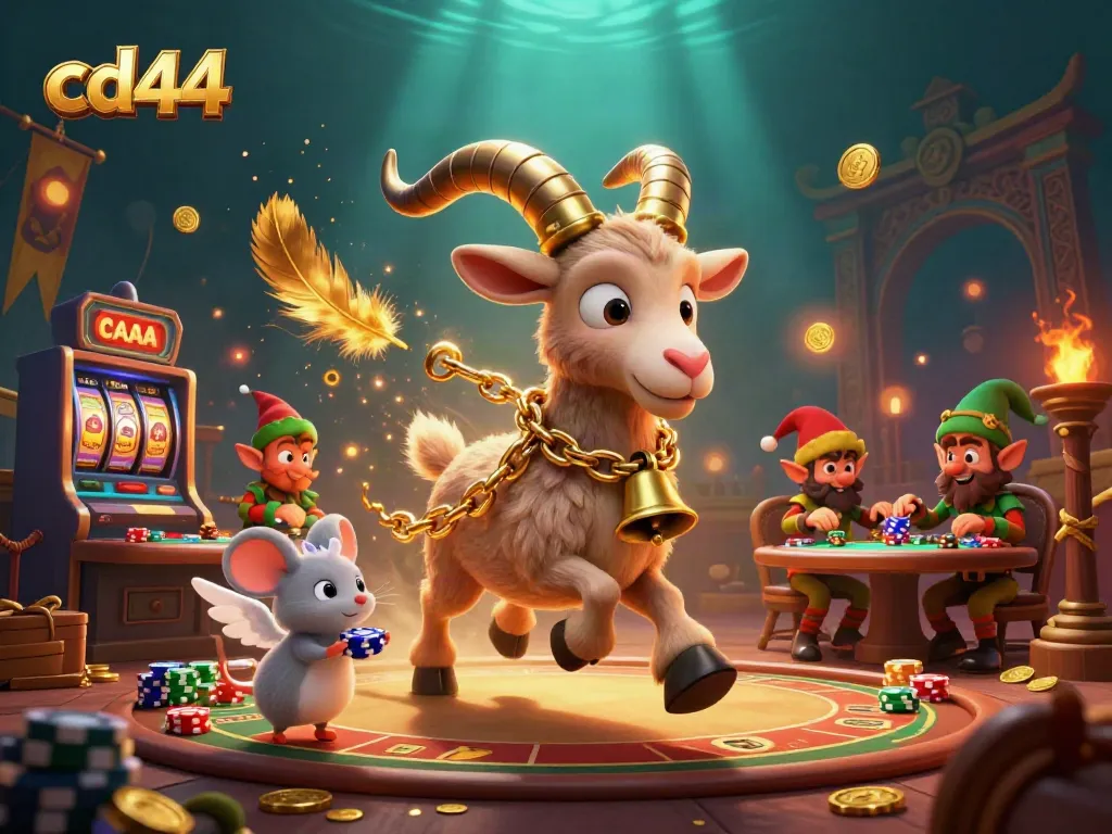 Experience the festive horror of cd44 gaming as Krampus and friends run a chaotic casino.